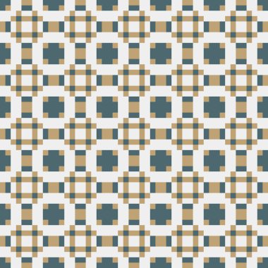 Soyut çapraz desenli üretken hesaplama sanatı çizimi