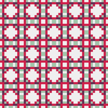 Soyut Çapraz Desen çizimi