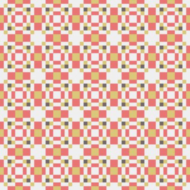 Soyut çapraz örüntü üretken hesaplama sanatı, vektör illüstrasyonu