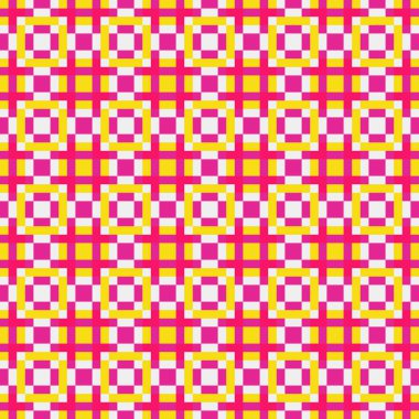 Soyut çapraz örüntü üretken hesaplama sanatı, vektör illüstrasyonu