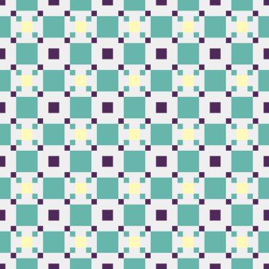 Soyut çapraz örüntü üretken hesaplama sanatı, vektör illüstrasyonu