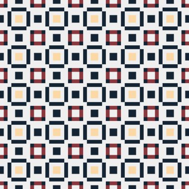 Soyut çapraz örüntü üretken hesaplama sanatı, vektör illüstrasyonu