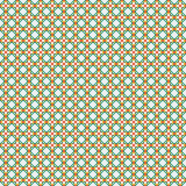 Soyut çapraz örüntü üretken hesaplama sanatı, vektör illüstrasyonu