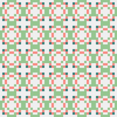 Soyut Çapraz Noktalar Desen vektör çizimi üretici hesaplama sanatı çizimi