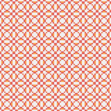 Soyut çapraz örüntü üretken hesaplama sanatı, vektör illüstrasyonu