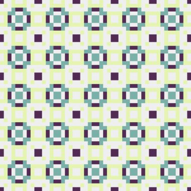 Soyut çapraz örüntü üretken hesaplama sanatı, vektör illüstrasyonu