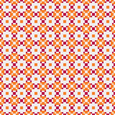 Soyut çapraz desenli üretken hesaplama sanatı çizimi