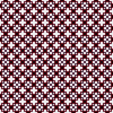 Soyut çapraz örüntü üretken hesaplama sanatı, vektör illüstrasyonu