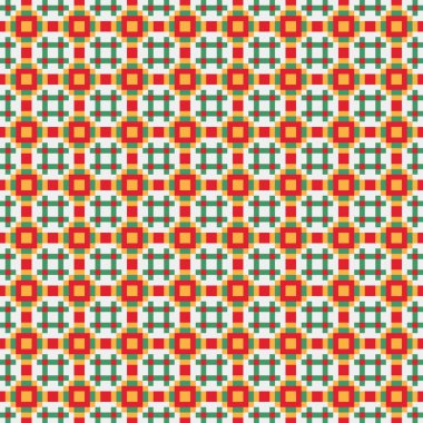 Soyut çapraz örüntü üretken hesaplama sanatı, vektör illüstrasyonu