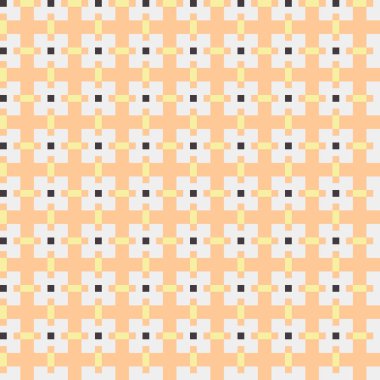 Soyut çapraz örüntü üretken hesaplama sanatı, vektör illüstrasyonu