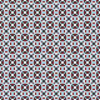 Soyut çapraz örüntü üretken hesaplama sanatı, vektör illüstrasyonu