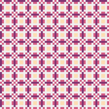 Soyut çapraz örüntü üretken hesaplama sanatı, vektör illüstrasyonu