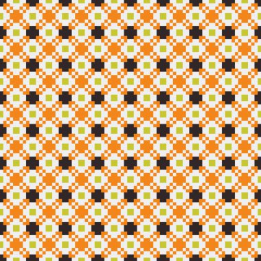 Soyut çapraz örüntü üretken hesaplama sanatı, vektör illüstrasyonu