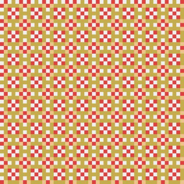 Soyut çapraz örüntü üretken hesaplama sanatı, vektör illüstrasyonu