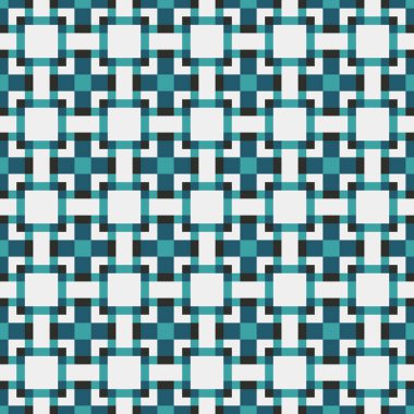 Soyut çapraz örüntü üretken hesaplama sanatı, vektör illüstrasyonu