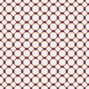 Soyut çapraz örüntü üretken hesaplama sanatı, vektör illüstrasyonu