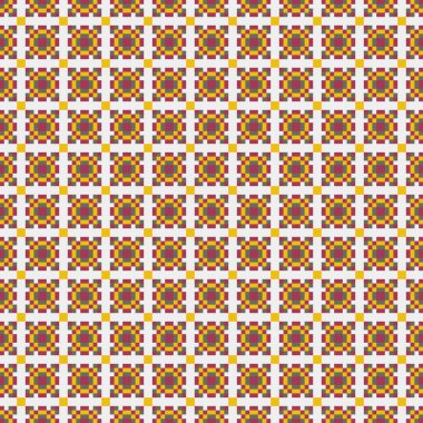 Soyut çapraz desenli üretken hesaplama sanatı çizimi