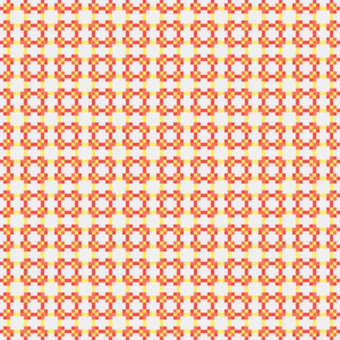 Soyut çapraz örüntü üretken hesaplama sanatı, vektör illüstrasyonu