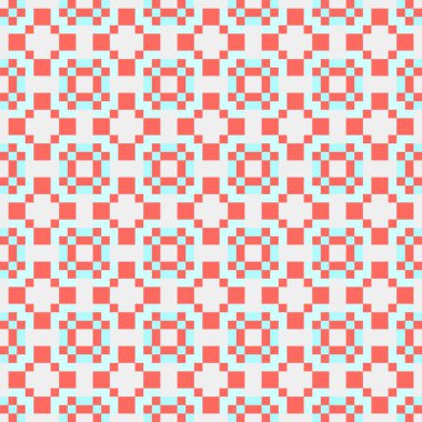 Soyut çapraz örüntü üretken hesaplama sanatı, vektör illüstrasyonu