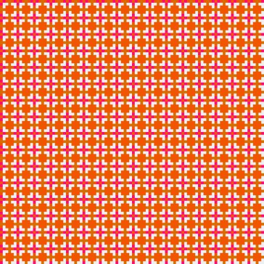 Soyut çapraz örüntü üretken hesaplama sanatı, vektör illüstrasyonu