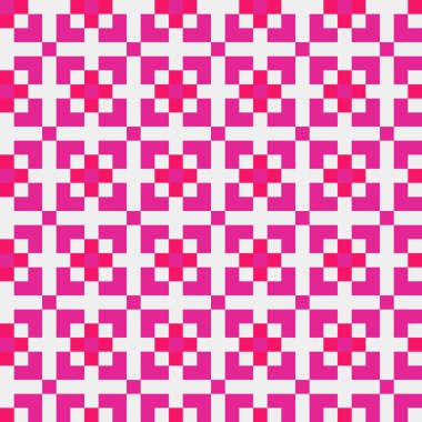 Soyut çapraz örüntü üretken hesaplama sanatı, vektör illüstrasyonu