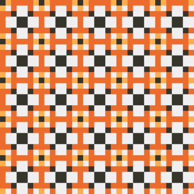 Soyut çapraz örüntü üretken hesaplama sanatı, vektör illüstrasyonu