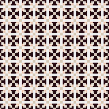 Soyut çapraz örüntü üretken hesaplama sanatı, vektör illüstrasyonu