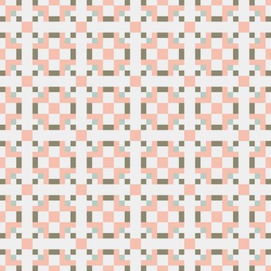 Soyut çapraz örüntü üretken hesaplama sanatı, vektör illüstrasyonu