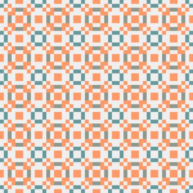 Soyut çapraz örüntü üretken hesaplama sanatı, vektör illüstrasyonu