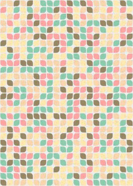 Soyut Geometrik Desen üretken hesaplama sanatı çizimi 