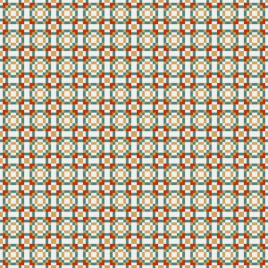 Soyut çapraz örüntü üretken hesaplama sanatı, vektör illüstrasyonu