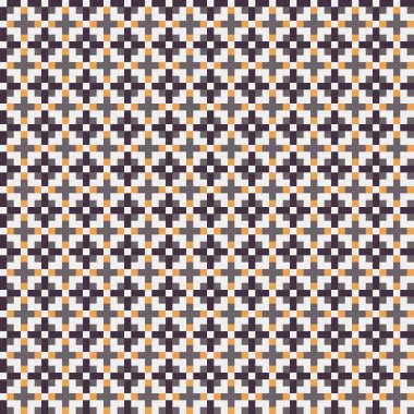 Soyut çapraz örüntü üretken hesaplama sanatı, vektör illüstrasyonu