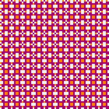 Soyut çapraz örüntü üretken hesaplama sanatı, vektör illüstrasyonu