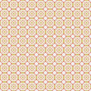 Soyut çapraz desenli üretken hesaplama sanatı çizimi