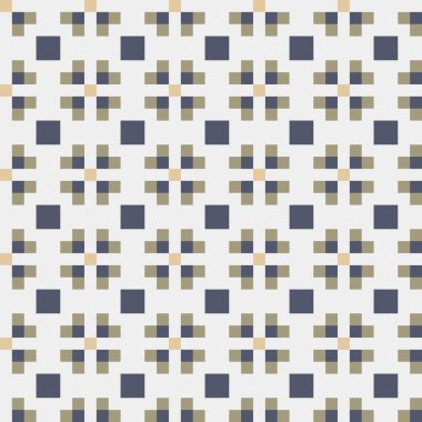 Soyut çapraz desenli üretken hesaplama sanatı çizimi