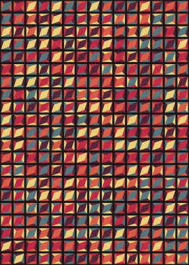 Soyut geometrik desen, vektör illüstrasyonu 