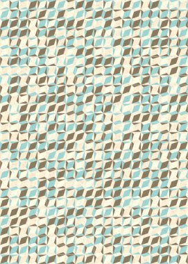 Soyut Geometrik Desen üretken hesaplama sanatı çizimi