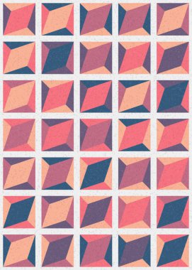 Soyut geometrik desen, vektör illüstrasyonu 