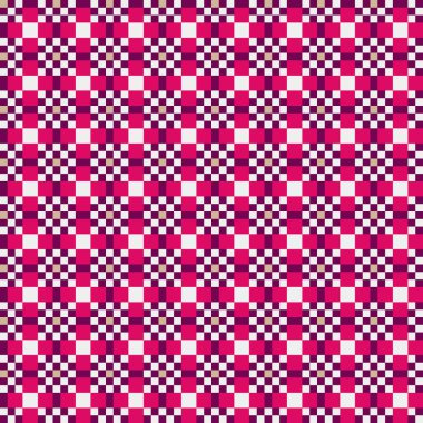 Soyut çapraz desenli üretken hesaplama sanatı çizimi