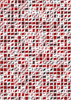 Soyut Geometrik Desen üretken hesaplama sanatı çizimi