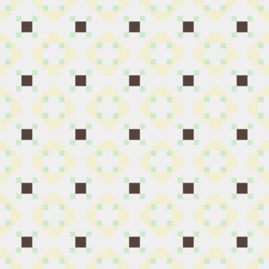 Soyut çapraz desenli üretken hesaplama sanatı çizimi