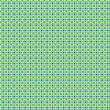 Soyut çapraz desenli üretken hesaplama sanatı çizimi