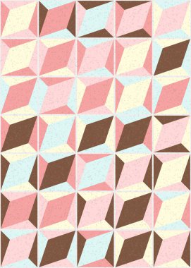 Üretken hesaplama sanatıyla soyut geometrik desen