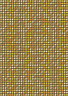 Üretken hesaplama sanatıyla soyut geometrik desen 