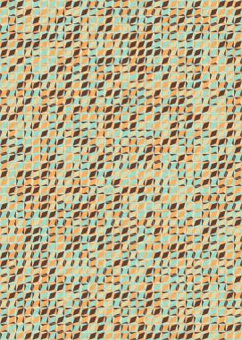 Üretken hesaplama sanatıyla soyut geometrik desen