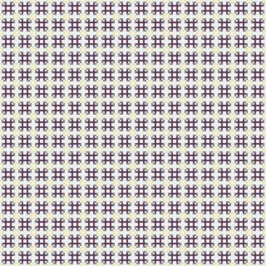 Soyut çapraz desenli üretken hesaplama sanatı çizimi