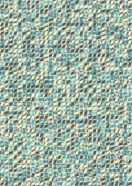 Soyut Geometrik Desen üretken hesaplama sanatı çizimi