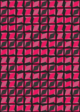 Soyut Geometrik Desen Üretken hesaplama sanatı 