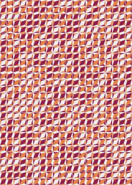 Üretken hesaplama sanatıyla soyut geometrik desen