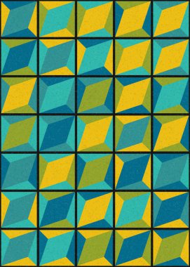 Soyut geometrik desen, vektör illüstrasyonu 